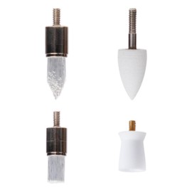 LINKYCARE Teeth Polisher Accessories,Tooth Polisher Replacement Brush Heads,4 Replacement Heads for Tooth Polisher,Replacement Heads Kit