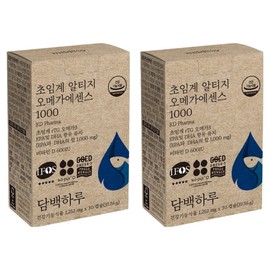 Dambaekharu Genuine Supercritical Altige Omega Essence 1000, 30 tablets, 2 units / 담백하루 정품 초임계 알티지 오메가에센스 1000, 30정, 2개