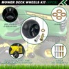 CheeMuii 4 Pack Lawn Mower Deck Gauge Wheels Kit AM125172