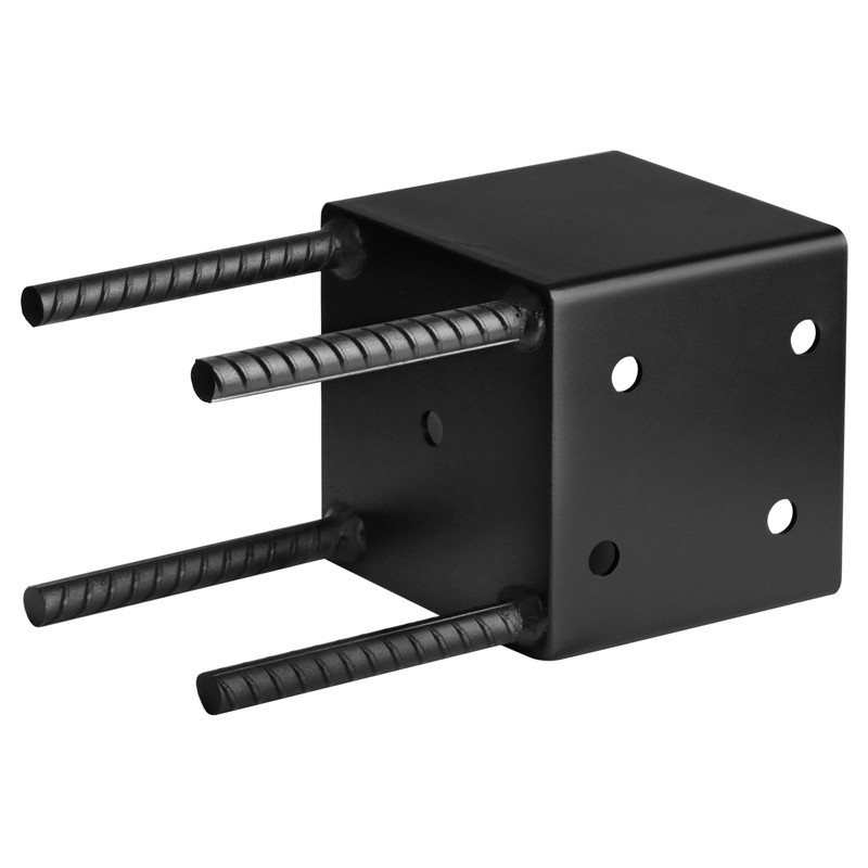 6x6 Post Base, Post Bracket Ground Spike for Concrete Deck