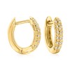 Ross-Simons 0.10 ct. t.w. Diamond Huggie Hoop Earrings