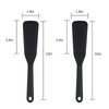 Silicone Spatula, Egg Omelette Crepe Brownie Thin Rubber Spatula Set