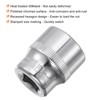 Sourcing Map 6-Point 3/8" Drive 19mm Deep Socket, 1.18" Length,