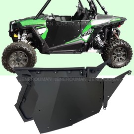 JENEROUMAN Pair Aluminum Iron Full Size Side UTV Doors for 14-22 Polaris RZR XP 1000 Accessories Turbo S Velocity High Lifter Trails Rocks FOX
