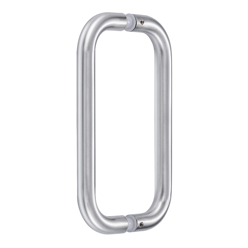 Ranbo Brushed Nickel 6" （CTC） Tubular Back-to-Back Shower Door Handle，3/4"