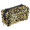 Healeved 3pcs Sequin Makeup Bag Capacity Storage Bag for Stylish