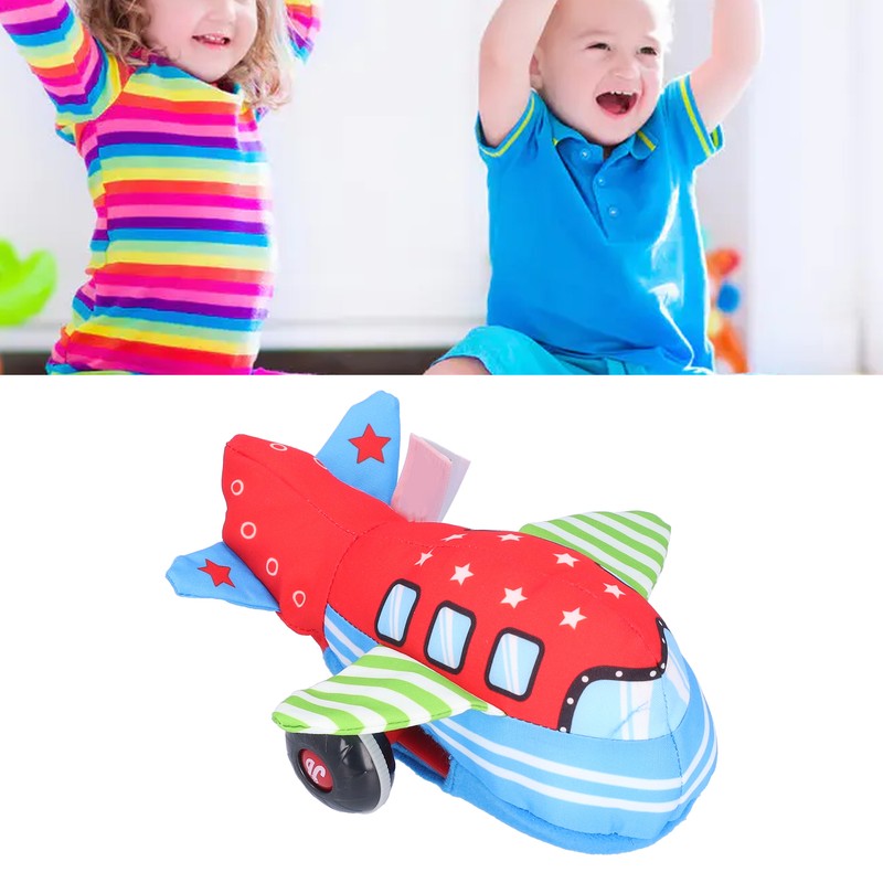 Plastic Airplane Toy Anti Falling Soft Educational Plane Toys for