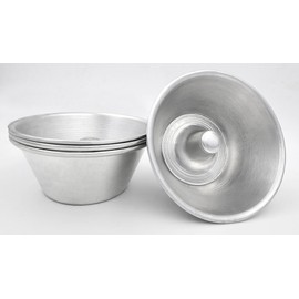 Mali's 43106 Mini Savarin and Babas Moulds, Set of 4, Diameter 8.4 cm x Height 3.8 cm, Aluminium