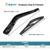 ORRIFY Rear Windshield Wiper Blade Arm Set for Toyota Prius
