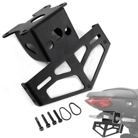 LUXEMOTO MT09 FZ09 Fender Eliminator Kit 21-23, License Plate Holder Bracket Tail Tidy with OEM and Aftermarket Turn Signals for Yamaha MT-09 FZ-09 2021 2022 2023 Accessories