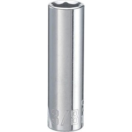 CRAFTSMAN Deep Socket, SAE, 1/4-Inch Drive, 3/8-Inch, 6-Point (CMMT43577)