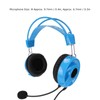 Gaming Headset Wired Comfortable Multifunctional Multicolor RGB Headphone with Omnidirectional
