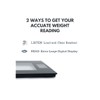Talking Digital Scale Extra Wide Glass - Accurate Visual &