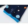Akyzic Boys Space Pajamas 100% Cotton Rocket Pj 2 Piece