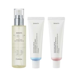 코리아나 (Hyundai Hmall) Koreana Skin Vita Niacinamide Whitening Serum + Cream + Tone-up Cream / (현대Hmall) 코리아나 스킨비타 나이아신아마이드 화이트닝 세럼+크림+톤업크림