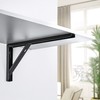 Shelf bracket metal black shelf brackets