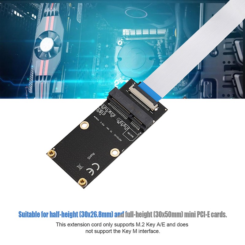 NGFF Key AE to Mini PCIE Extension Cord MINI PCIE