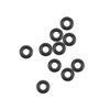 sourcing map 10Pcs Nitrile Rubber O-Rings 6.4mm OD 2.8mm ID
