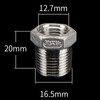 Reducer Hex Bushing, 3/8 PT Male to 1/4 PT Female