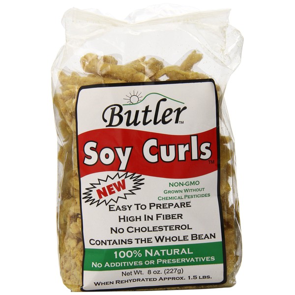 Butler Foods, Soy Curls, 8 Ounce