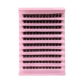 Elantoexis D04 DIY Cluster Lashes Volume Natural Segmented Eyelashes Bundles Eyelash Extension Individual Lashes Eyelashes Bundle