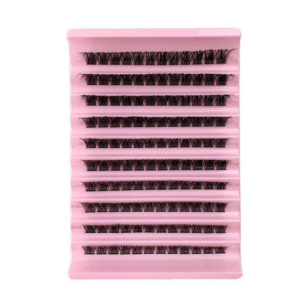 Elantoexis D04 DIY Cluster Lashes Volume Natural Segmented Eyelashes Bundles