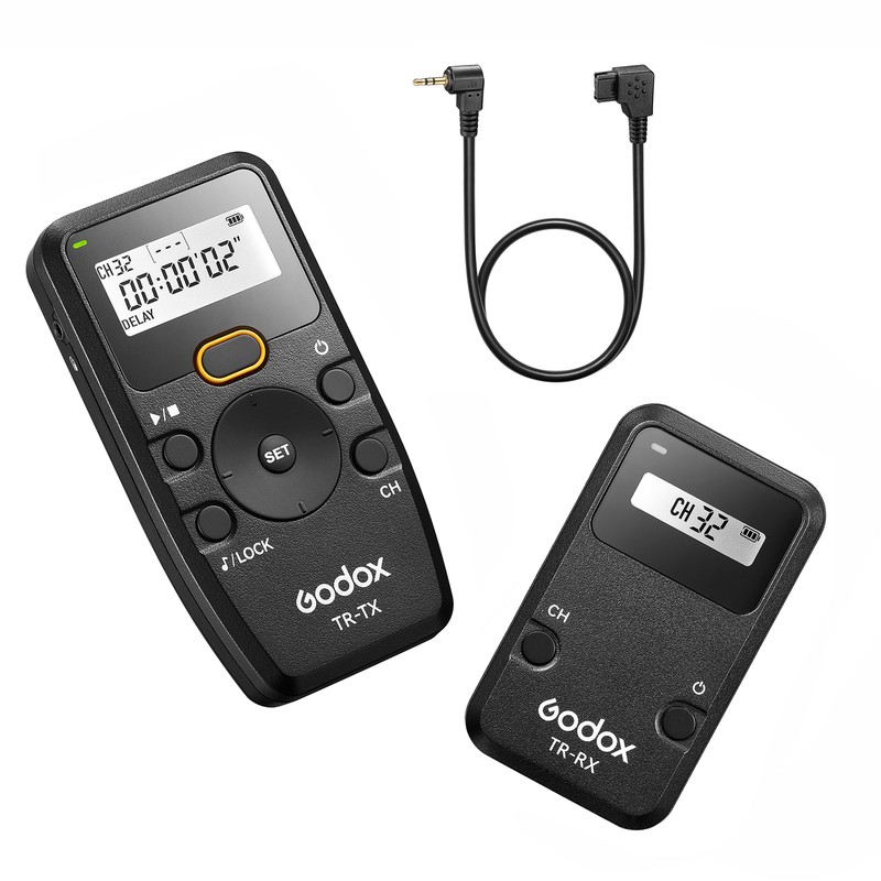 Godox TR Series 2.4G Wireless Timer Remote Control Camera Shutter
