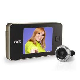 Ayr Exitec 752 - Digital Door Viewer (3.2 Inch Screen, 38-110mm) - Silver/Black