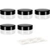 3 Gram Sample Pots, 5 Pcs Plastic Travel Pots for