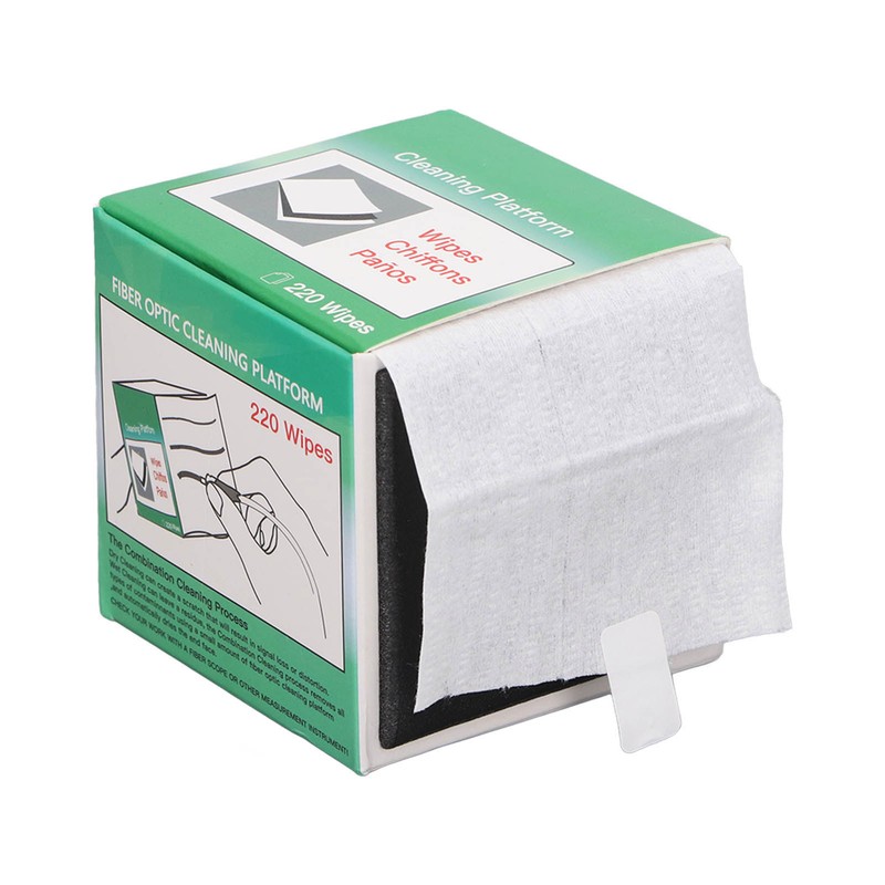 Fiber Optic Cleaning Wipe 220 Sheets Dust Free Cleaner Platform