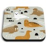 1 x Square MDF Fridge Magnet - Seal Walrus Sea