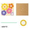 AIXXCUVQ Flower Cardboard Craft Kit Colorful Bouquets with Kids Flower