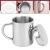 Tea Cup Portable 304 Stainless Steel Water Cup with Lid