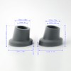 Replacement Feet for Shower Chair Bath Seat Slope Rubber Tips