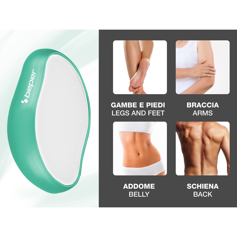 BEPER C301ABE200 Microglass Crystal Exfoliating Stone Suitable for All Skin