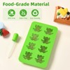 QWEIDHI Mini Frog Silicone Molds(Gel-tipped dropper included), 3D Frog Candy