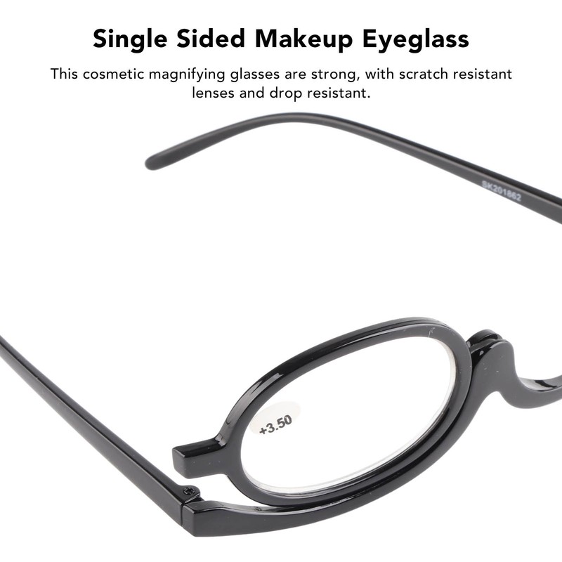 Magnifying Makeup Glasses Fashionable Flexible Flip Down Lens Cosmetic Reading