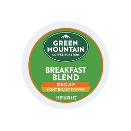 Green Mountain Coffee Decaf Breakfast Blend (Light Roast Coffee), K-Cup Portion Pack for Keurig K-Cup Brewers (Pack of 24)