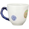 有田焼 マグカップ(青) 丸紋唐草