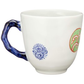 有田焼 マグカップ(青) 丸紋唐草