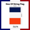 French Flag, Rectangular French Flag Banner, 30 French Flags Streamer