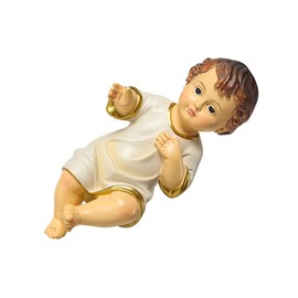 FOYTOKI 1 Pc Adorno Religioso Santo Niño Figuras Religiosas Catolicas Pequeñas Estatuilla De La Estatua del Niño Jesús Figura Ni?o Jesús Figurilla Largo Resina Exterior Pastel Bebé