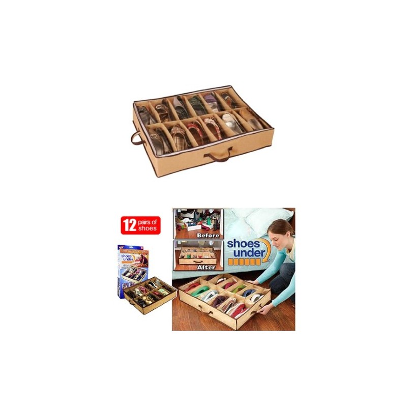 Shoe Storage Cover - Underbed Cover