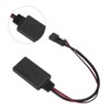 Car Bluetooth5.0 AUX Module 3Pin ABS Black Wearproof Replacement for