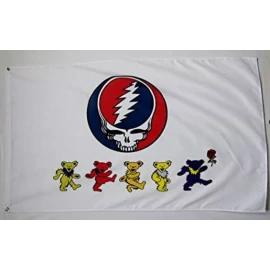 Grateful Dead Dancing Bears 3x5 ft Poster Album Cover Flag Banner