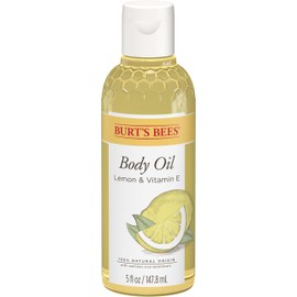 Burt's Bees Skin Care, Body Oil With Lemon and Vitamin E, 100% Natural, 5 Ounce (Packaging May Vary)