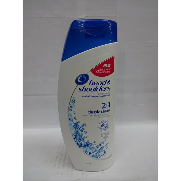 Head&Shldr 2n1 Clean 23.7 Size 23.7z Head & Shoulders Classic Clean 2-In-1 Shampoo Plus Conditioner
