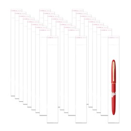 EachDusto 1"x8" Long Cellophane Bags 500pcs Skinny Self Adhesive Cello Baggies 2mil Clear Self Stick Glassine Bags for Toothbrush Pencil Necklace Candy Crafts Coffee Spoon Lip Brush Straw