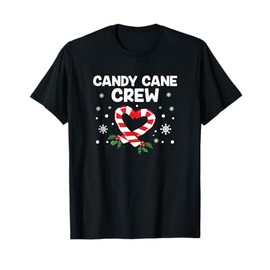 Candy Cane Crew Christmas Sweets Family Matching Costume T-Shirt