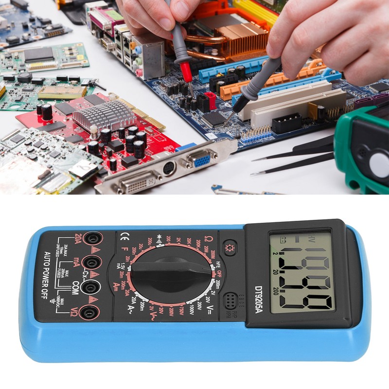 Smart Digital Multimeter LCD Display Multifunctional Circuit Detection Meter for